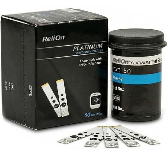Blood Glucose Test Strips, 50 Count J72359
