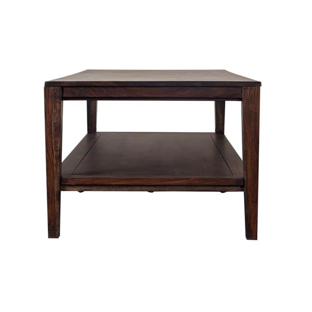 Solid Sheesham Wood Gray Coffee Table T4660
