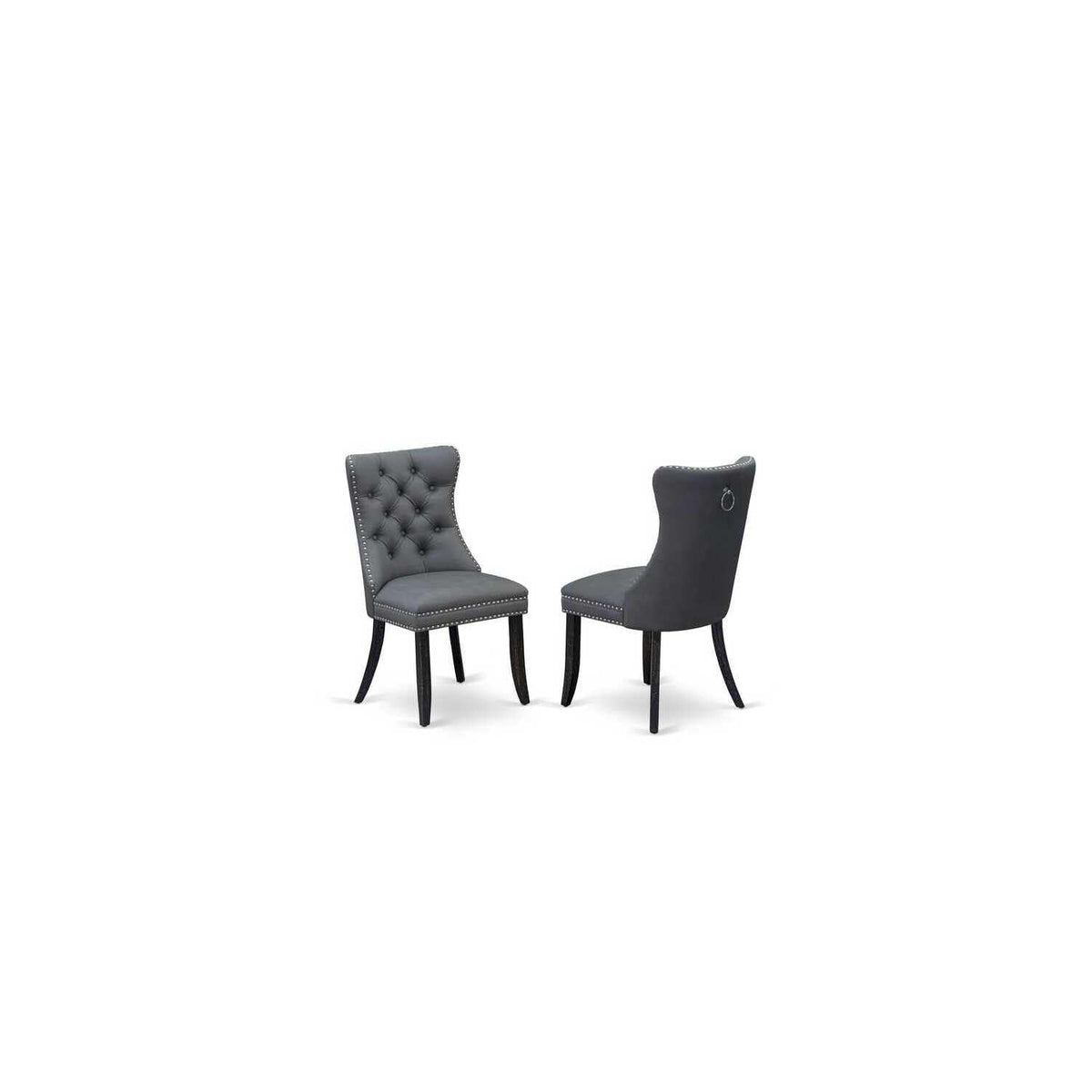 9 Piece Dining Table Set with 8 Faux Leather Chairs Y450