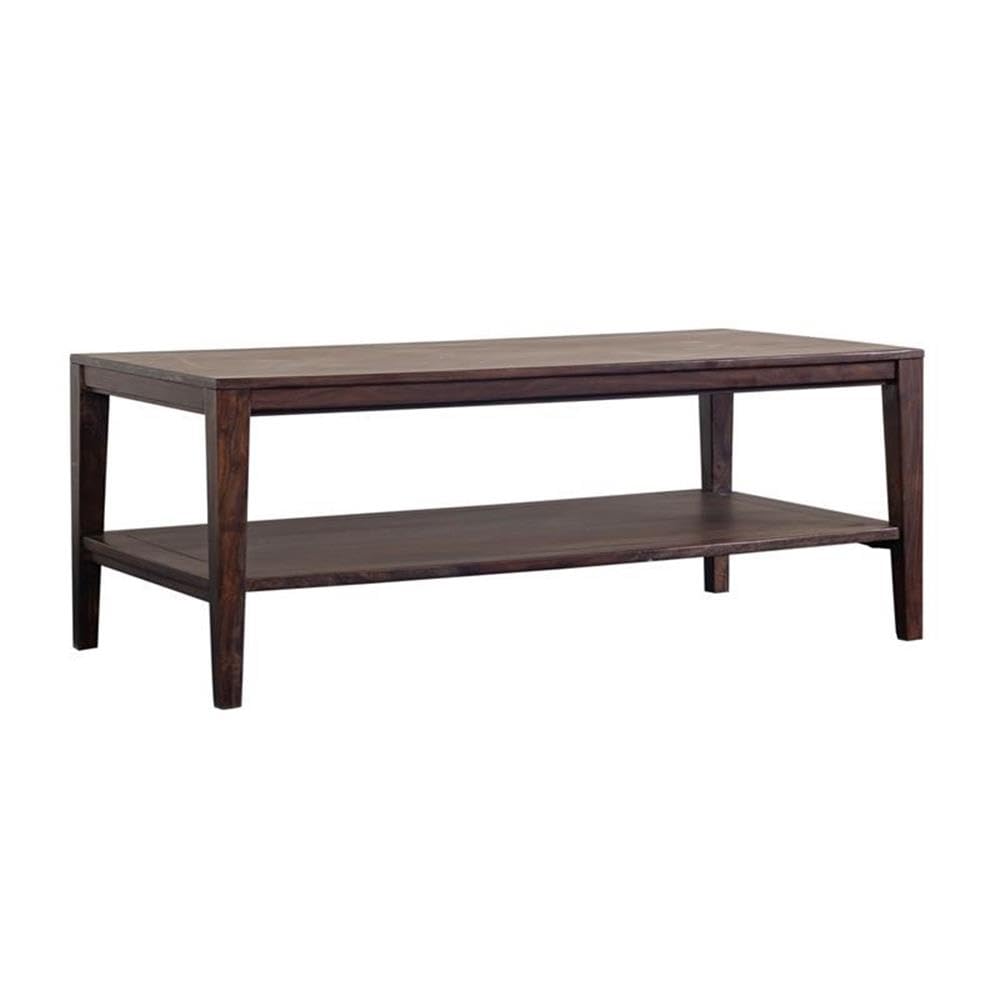 Solid Sheesham Wood Gray Coffee Table T4660