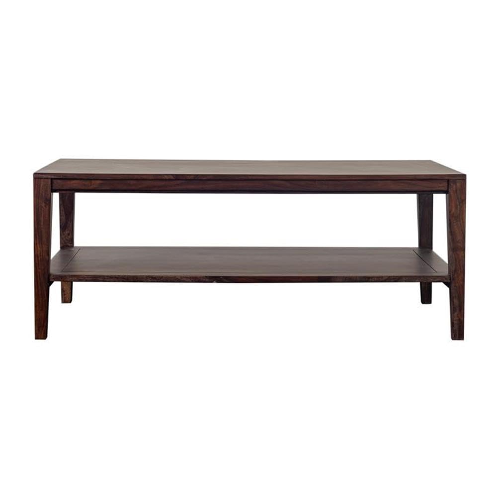 Solid Sheesham Wood Gray Coffee Table T4660