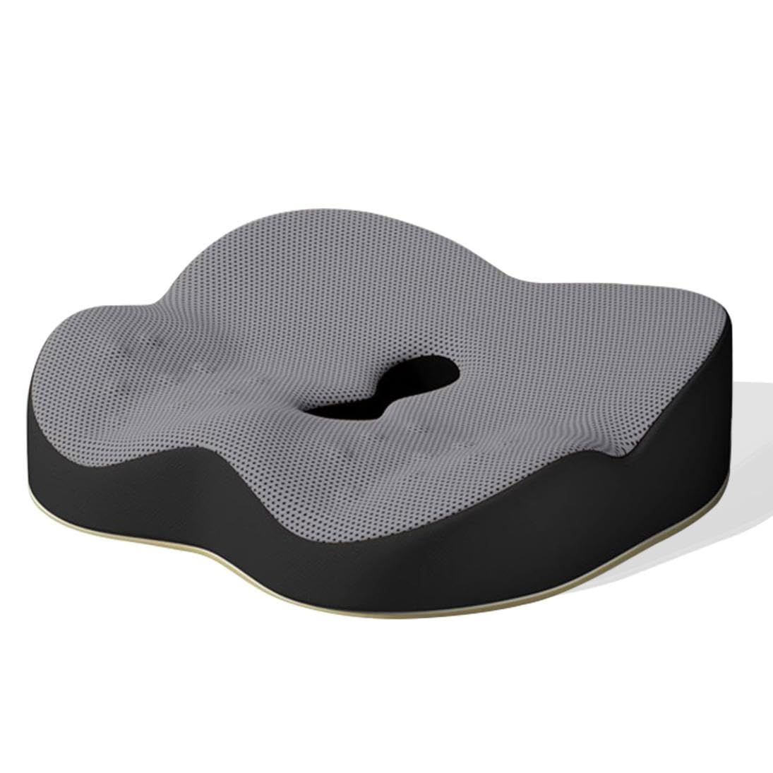 Booster Seat Cushion with Removable Washable Cover Grey W642178