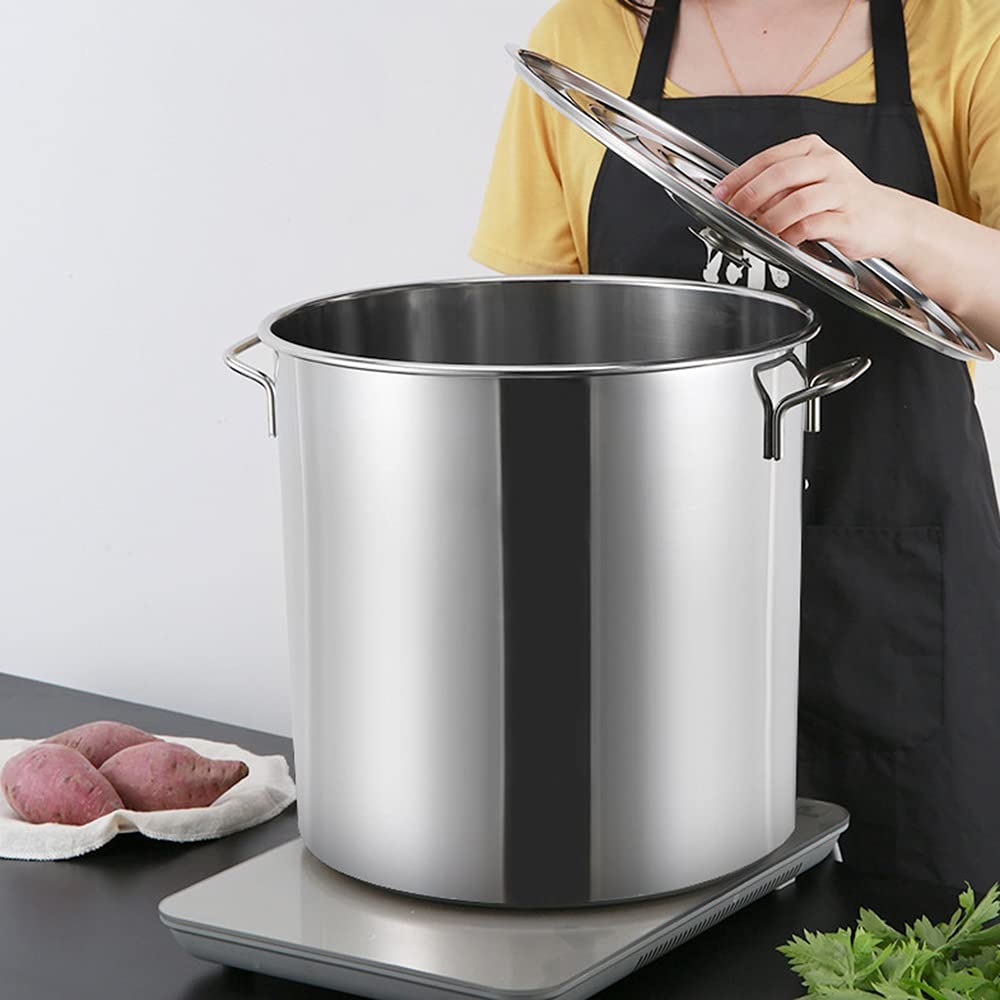 Stainless Steel 40 Quart Stock Pot with Lid Y593