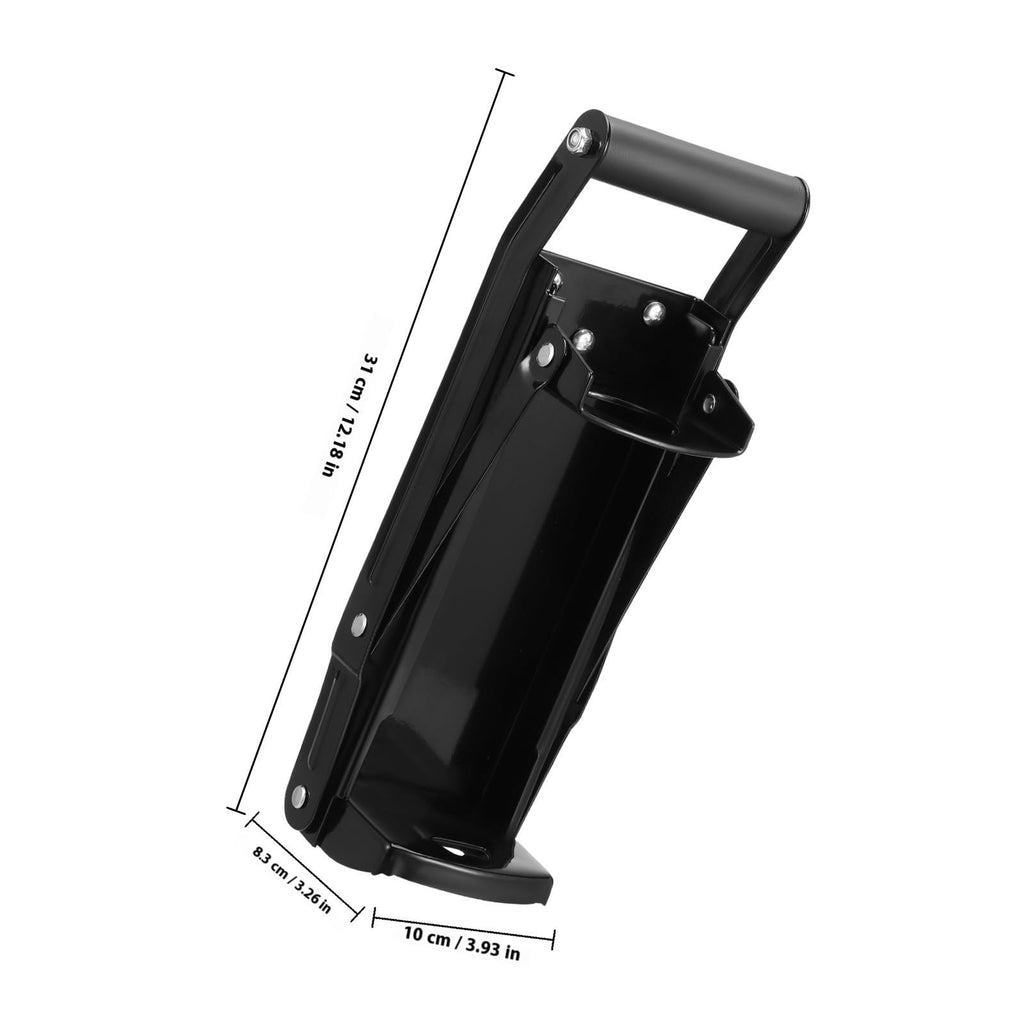 Wall Mounted Stainless Steel Can Crusher with Bottle Opener J99766