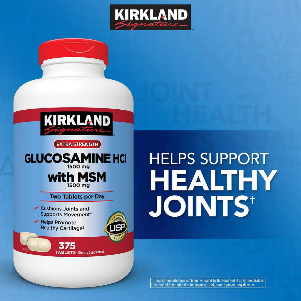 Glucosamine with MSM 375 Tablets 5 Pack W6194