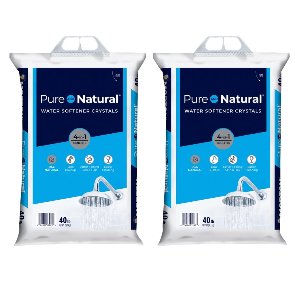 Water Softener Salt Crystals 40 lb 2 Pack Z85291