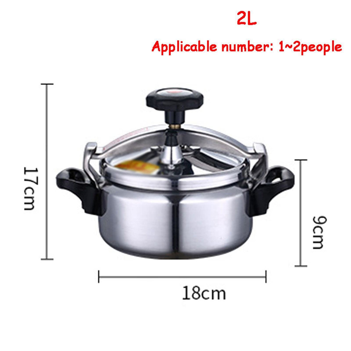 2L Aluminum Pressure Cooker O9580
