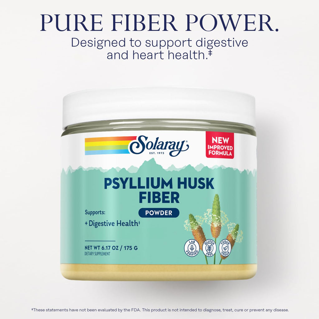 Psyllium Husk Powder Fiber Supplement 6.17 OZ U69104