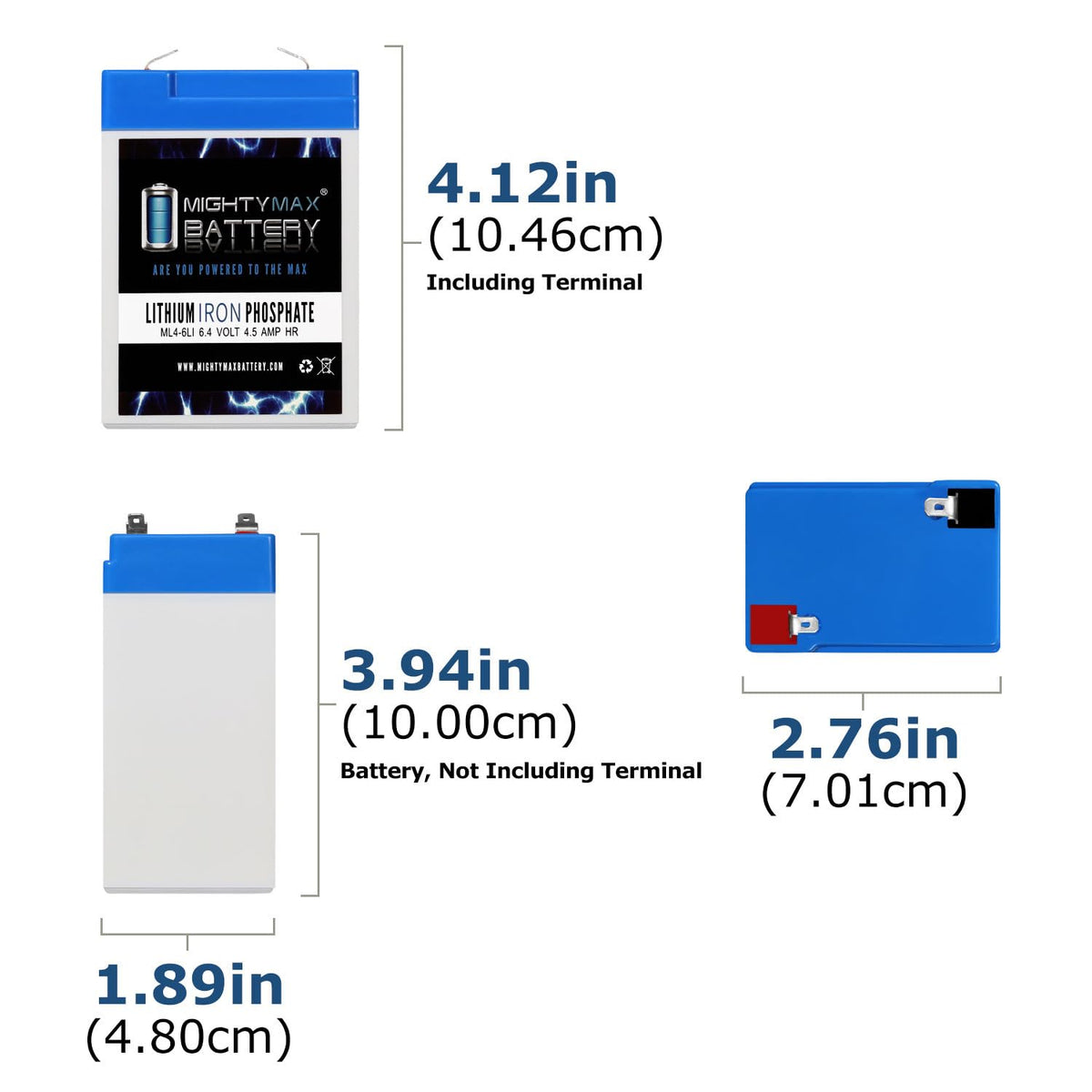 6V 4.5AH Lithium Replacement Battery J46214