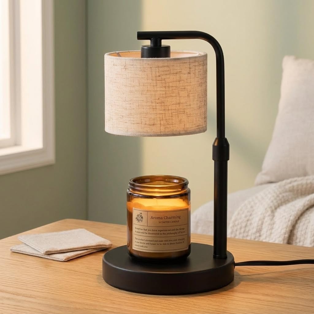 Beige Dimmable Candle Warmer Lamp L85201