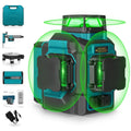 Green 3x360° 12 Lines Self Leveling Laser Level Q534099