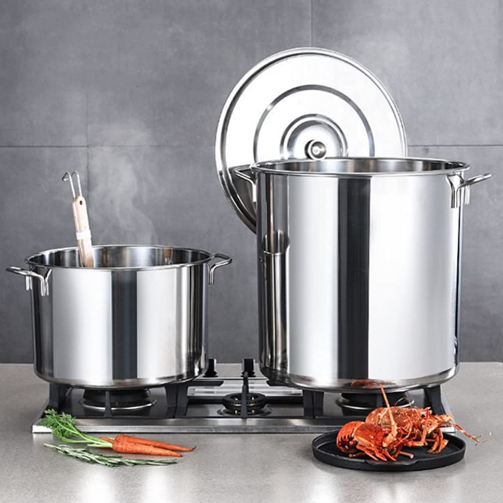 Stainless Steel 40 Quart Stock Pot with Lid Y593