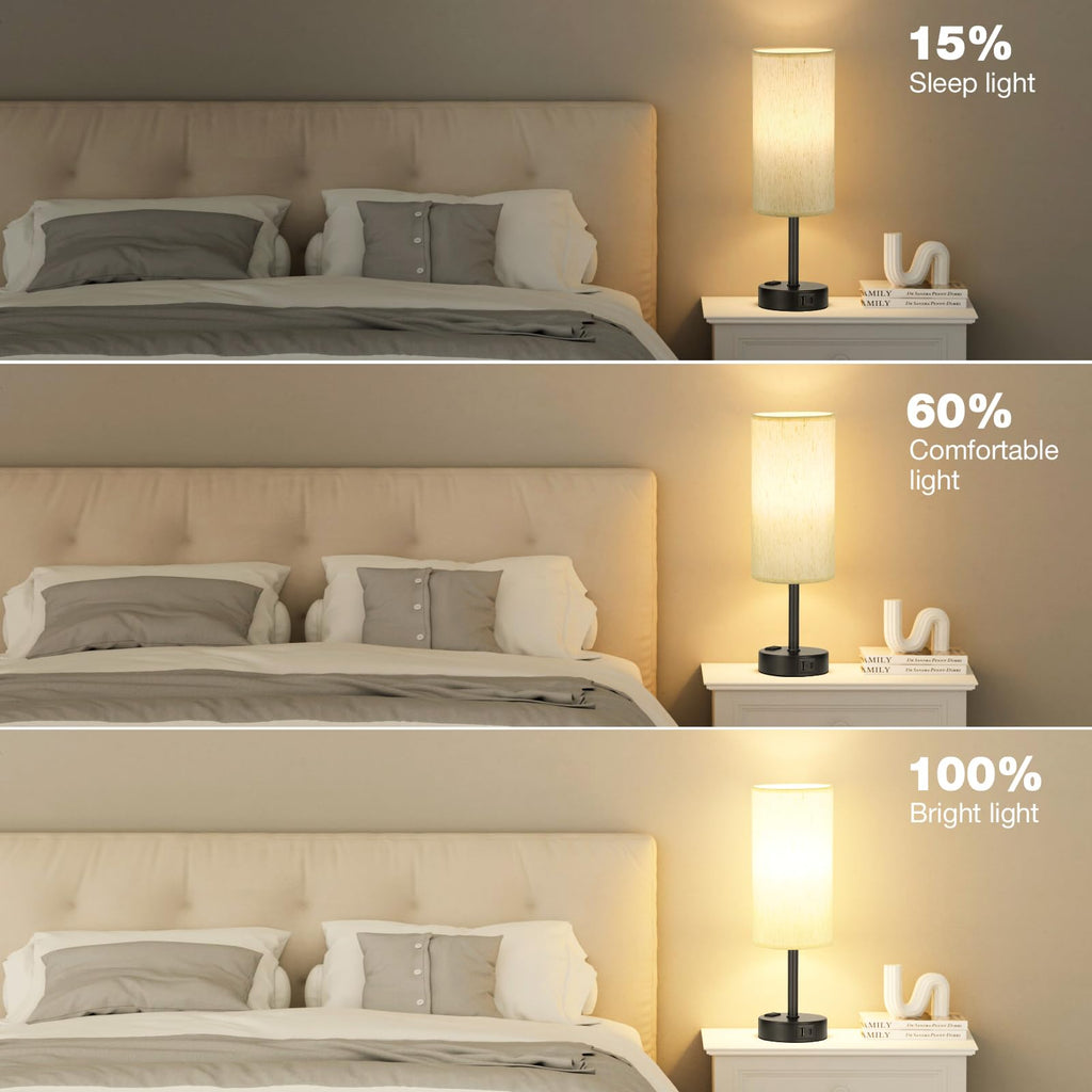 Turquoise Dimmable Touch Bedside Table Lamp Z7337