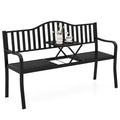 60” Metal Outdoor Garden Park Bench C14983