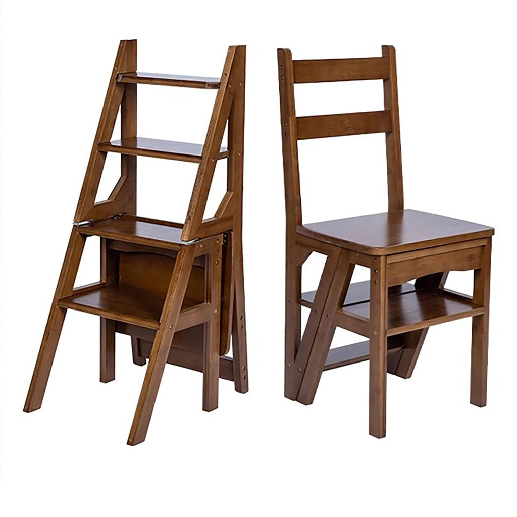 Solid Wood Folding Ladder Chair E646