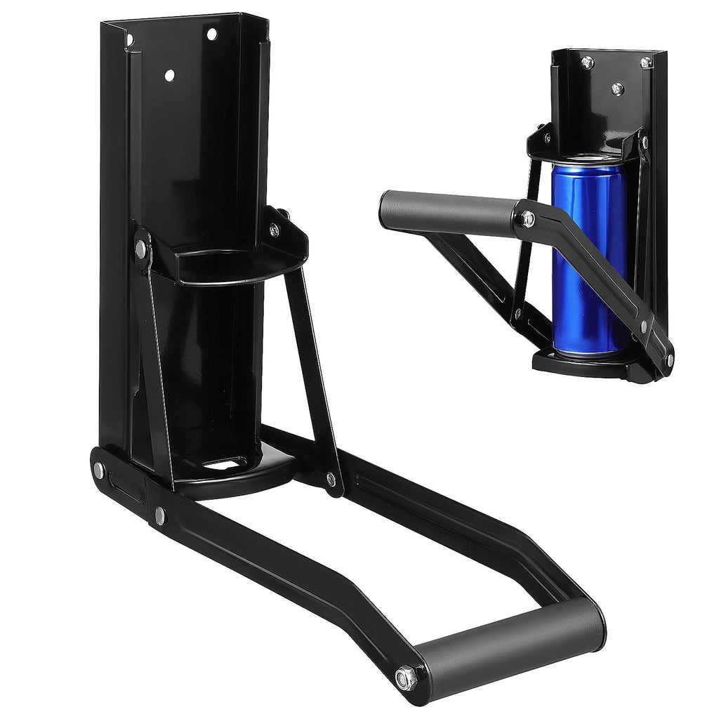 Wall Mounted Stainless Steel Can Crusher with Bottle Opener J99766