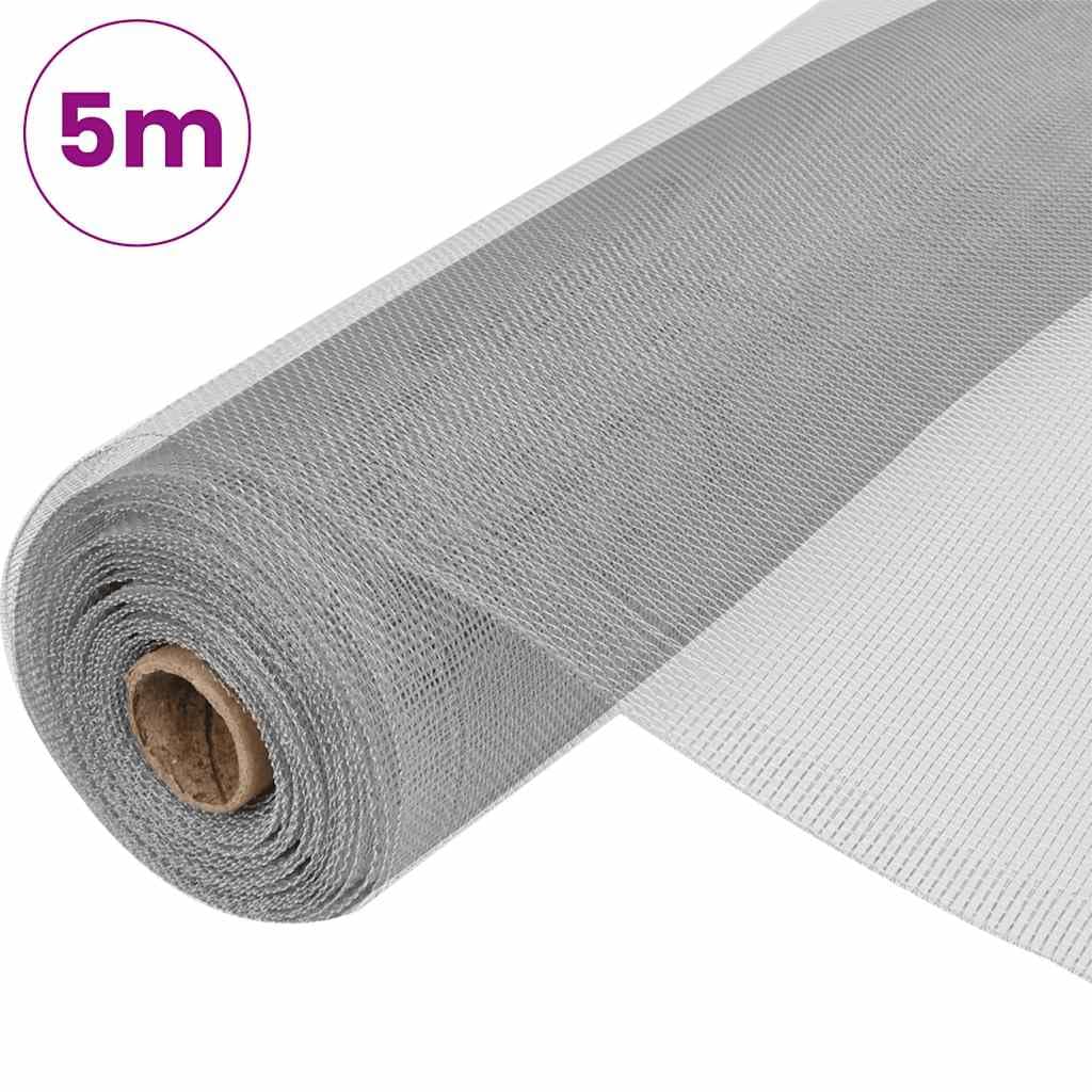 Aluminum Mesh Roll 39.4x196.9 Inch Silver O256