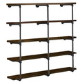 Industrial Iron Pipe 5-Tier Shelves D949