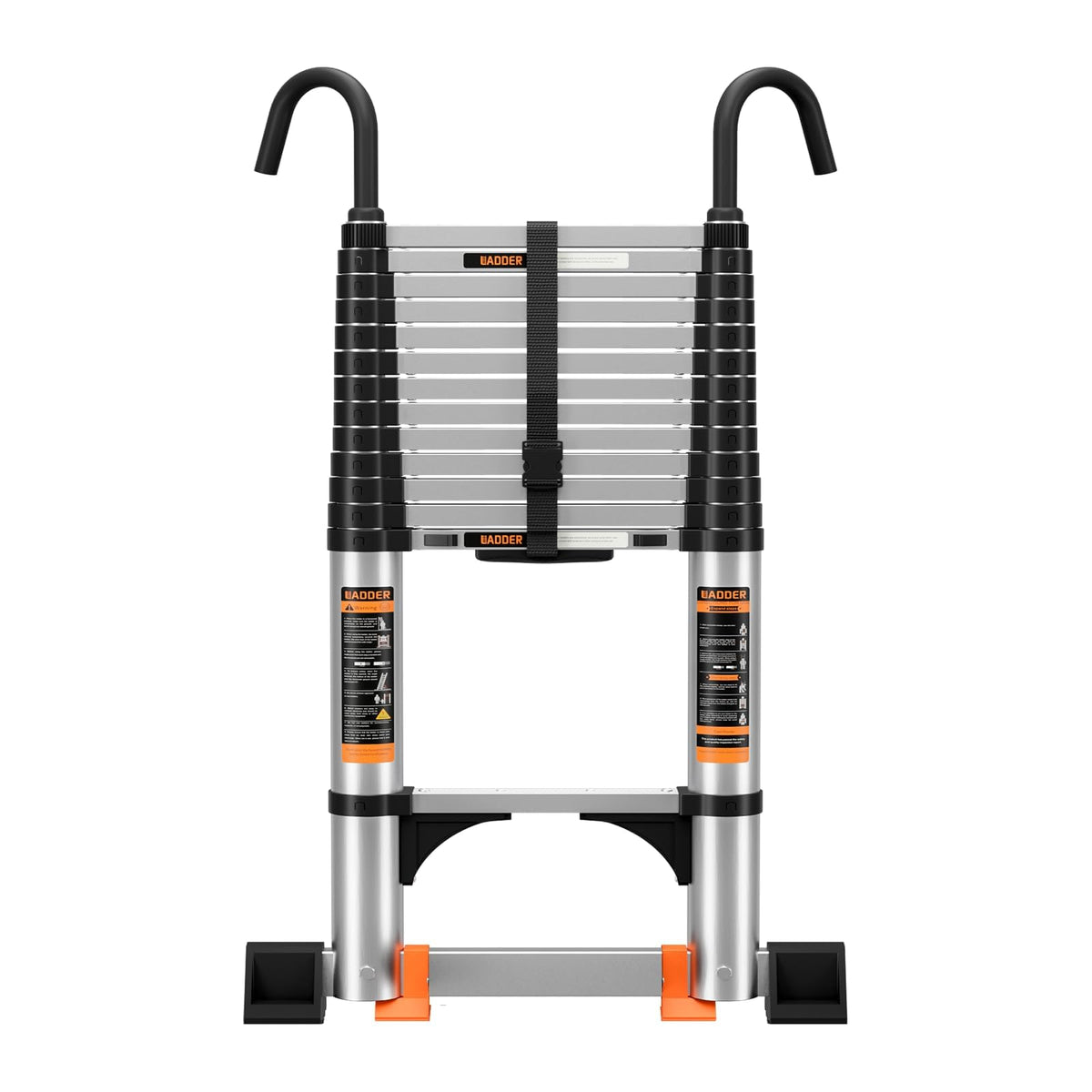 Telescoping Aluminum Ladder 330lbs Max Capacity B866300
