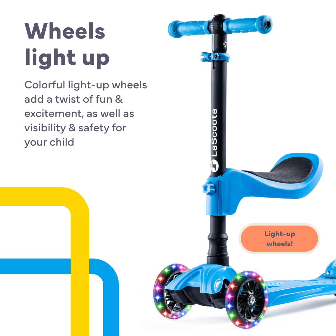 2-in-1 Kids Kick Scooter with Seat V709913