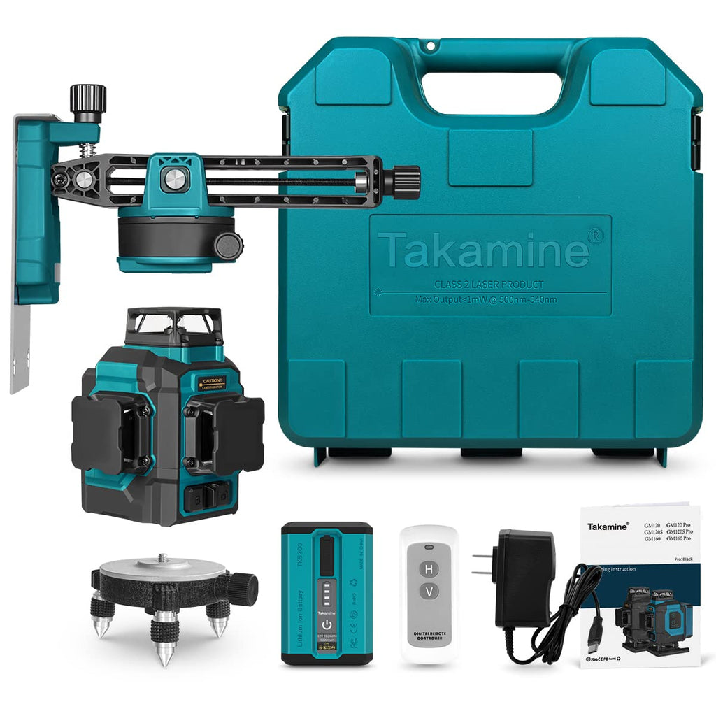 Green 3x360° 12 Lines Self Leveling Laser Level Q534099
