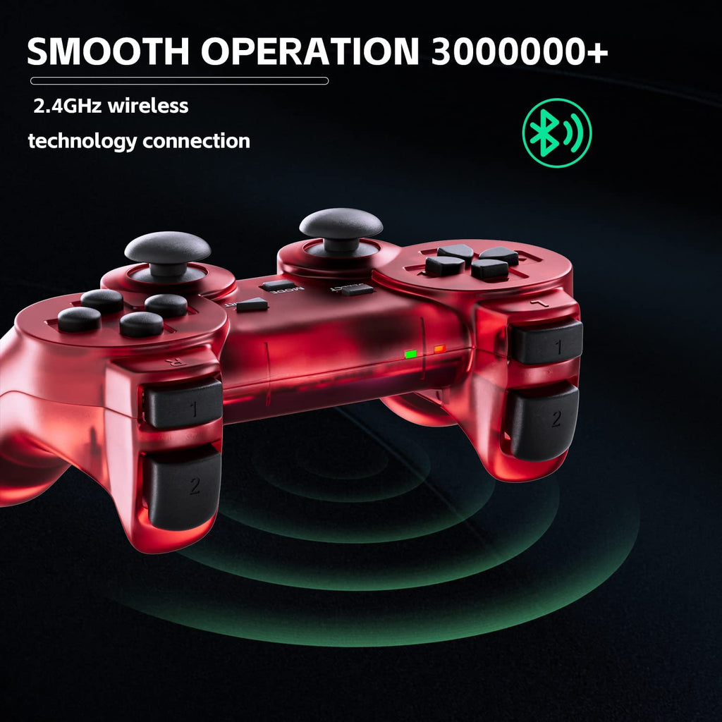 Wireless Controller Double Vibration ClearBlue and ClearGreen Z590948