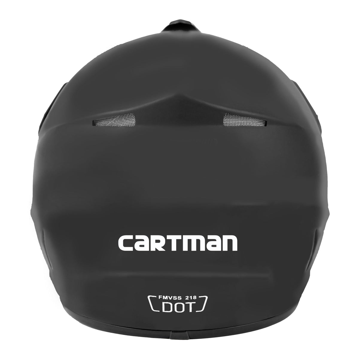 Matte Black Adult Full Helmet Medium R858