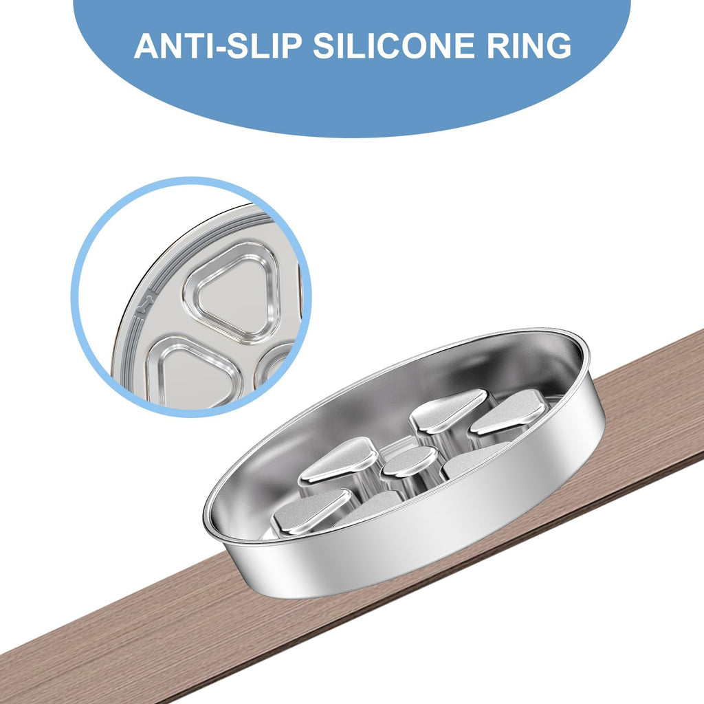 304 Stainless Steel Slow Feeder Dog Bowl Z30791