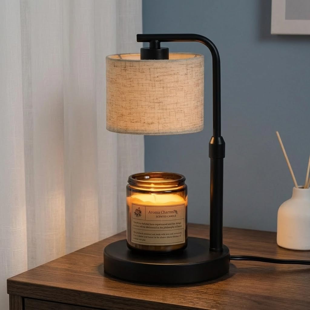 Beige Dimmable Candle Warmer Lamp L85201