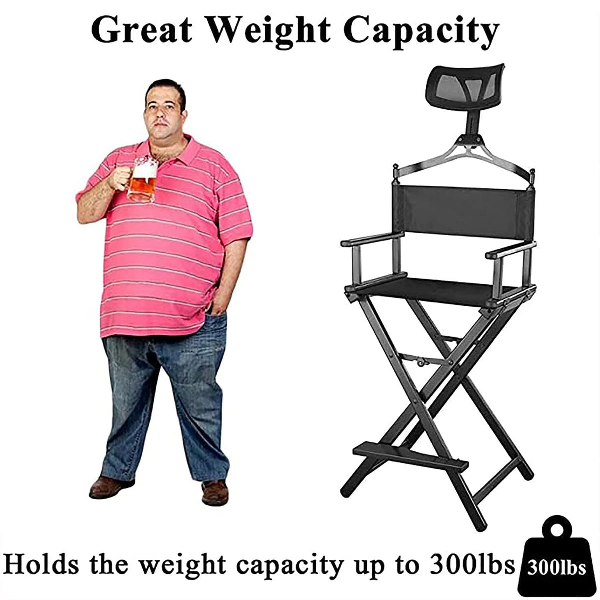 Gold Aluminum Folding Director's Chair C512