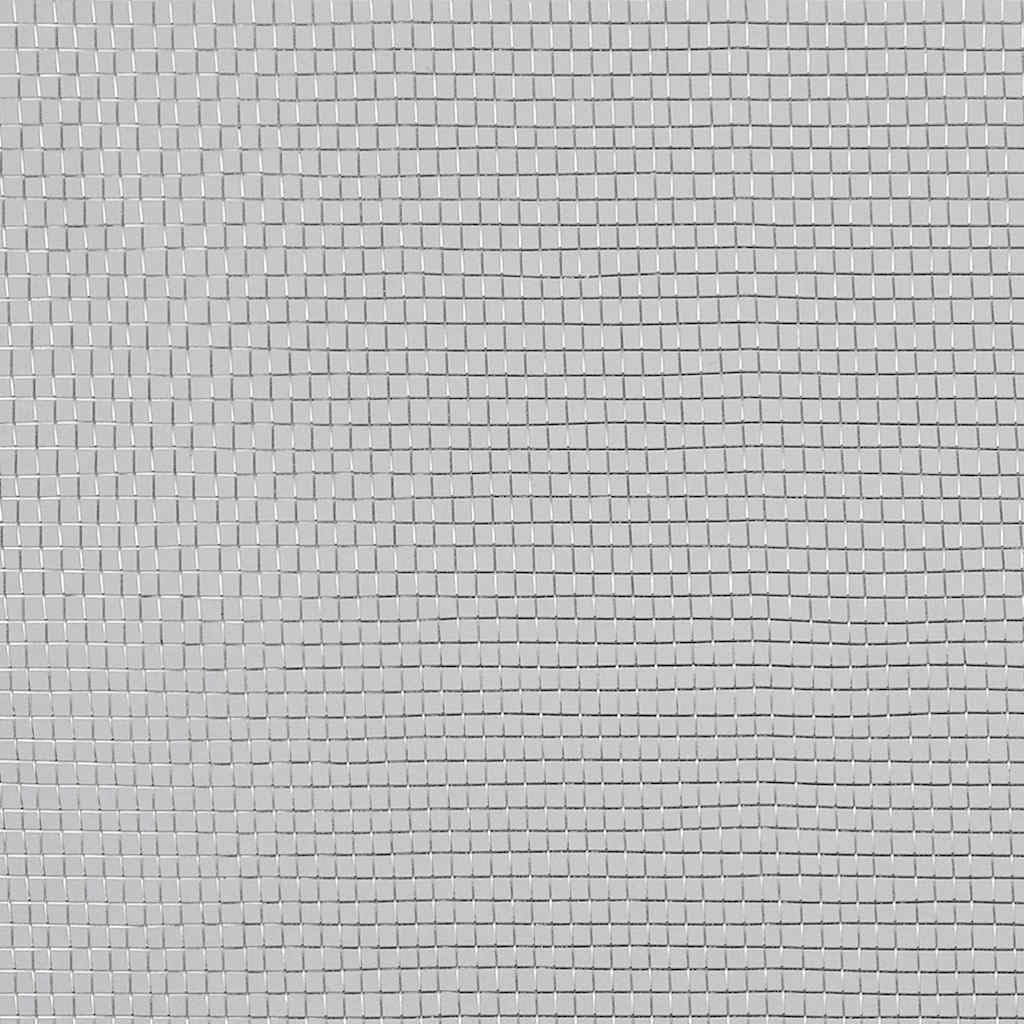 Aluminum Mesh Roll 39.4x196.9 Inch Silver O256