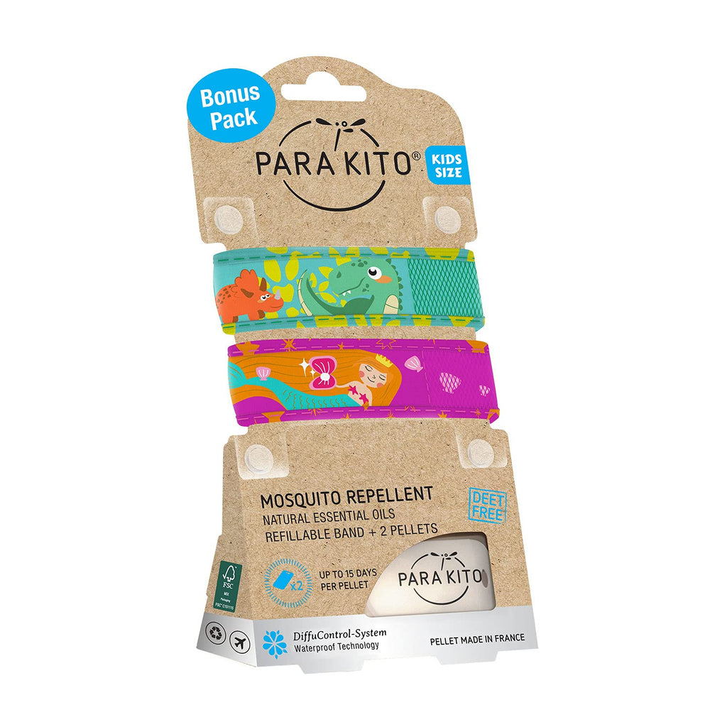 Mosquito Repellent Pack - 2 Kids Wristbands & 2 Refills A995