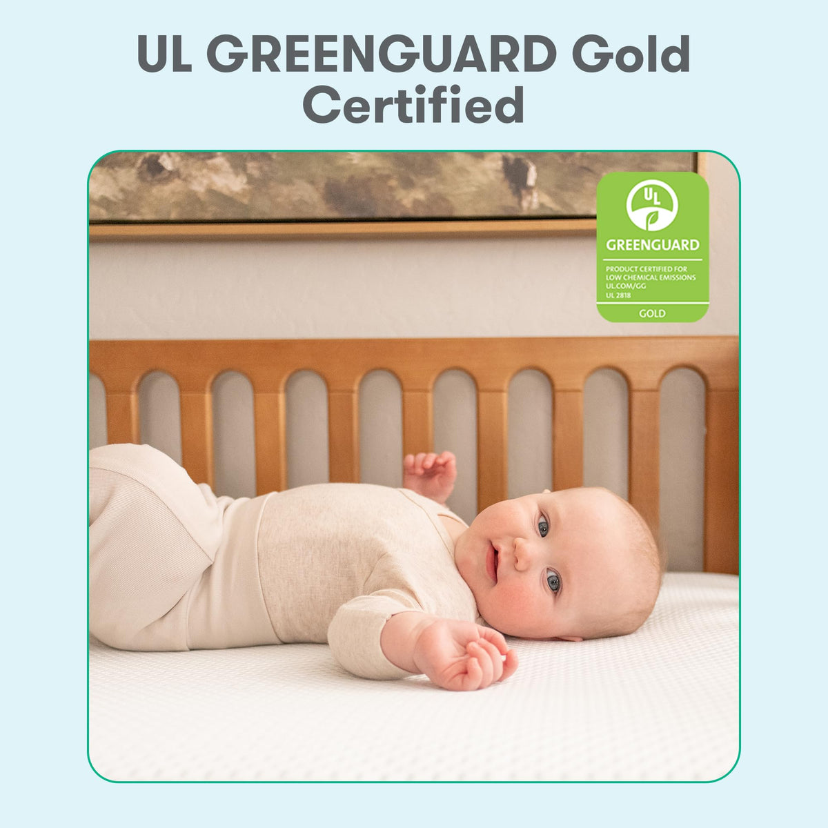 Mini Crib Mattress Breathable Washable P344