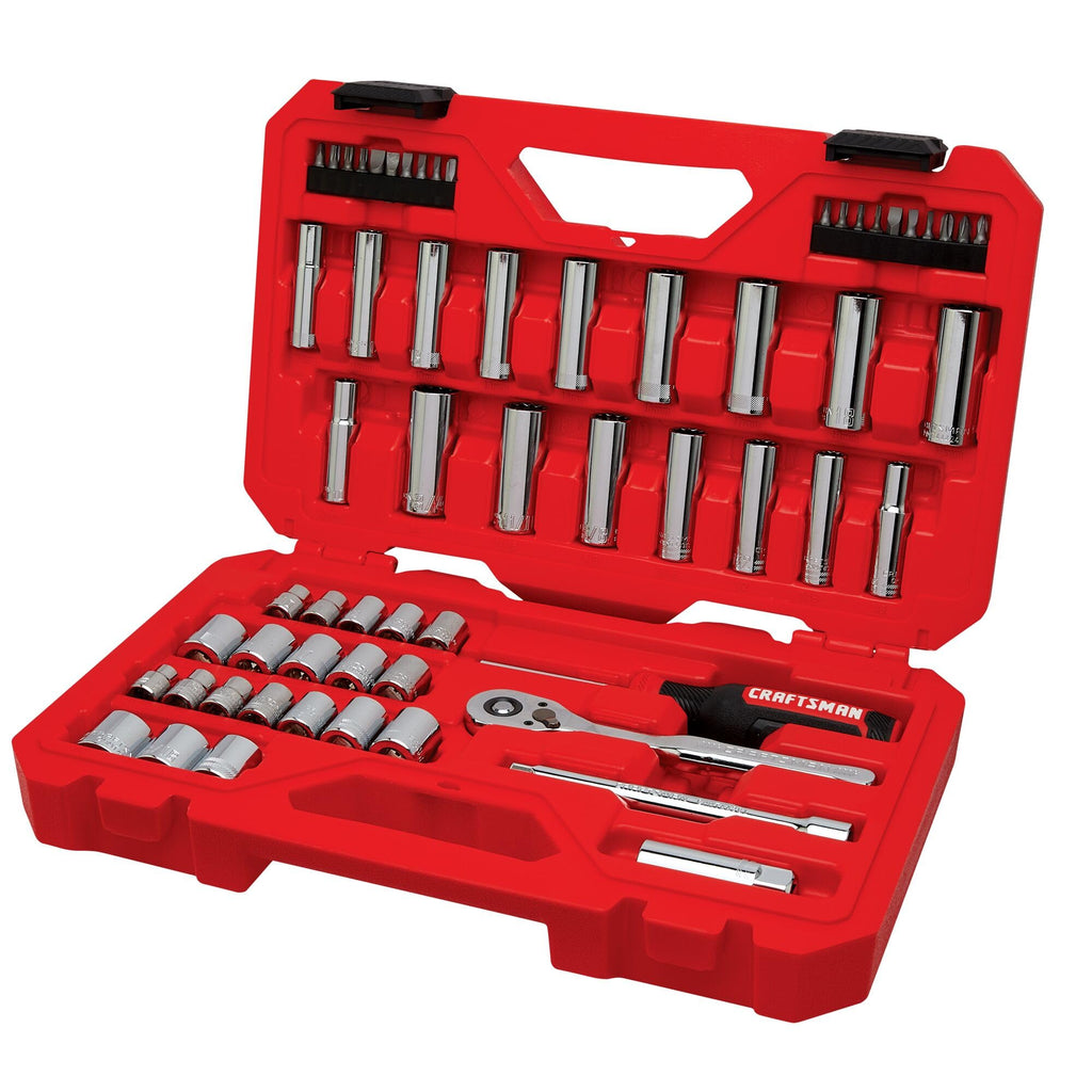 Mechanics Tool Set, 3/8 Inch Drive, 61 Piece B3139