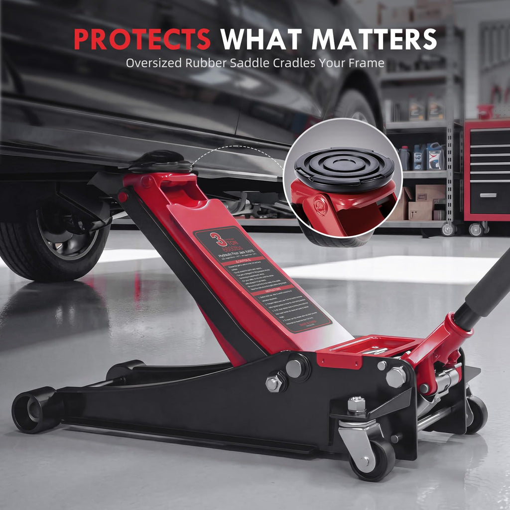 3 Ton Low Profile Hydraulic Floor Jack O122