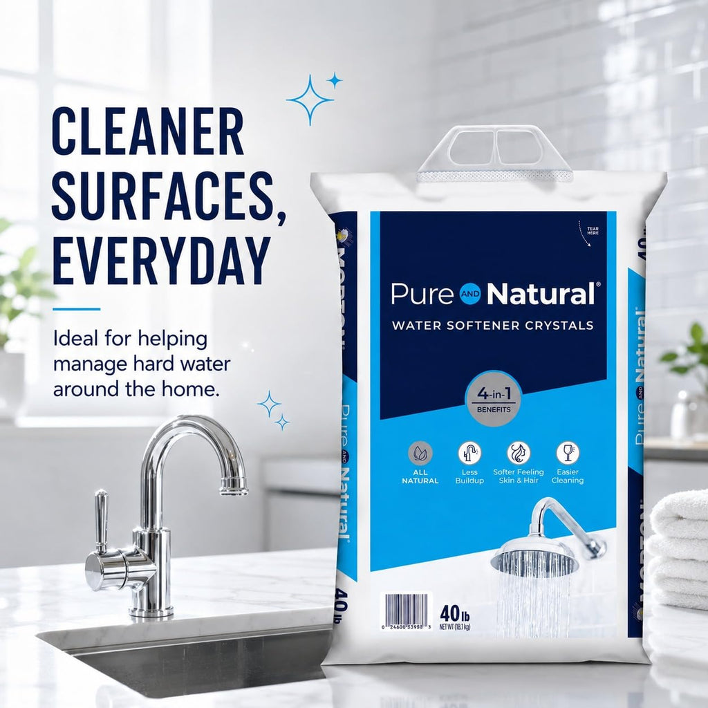 Water Softener Salt Crystals 40 lb 2 Pack Z85291
