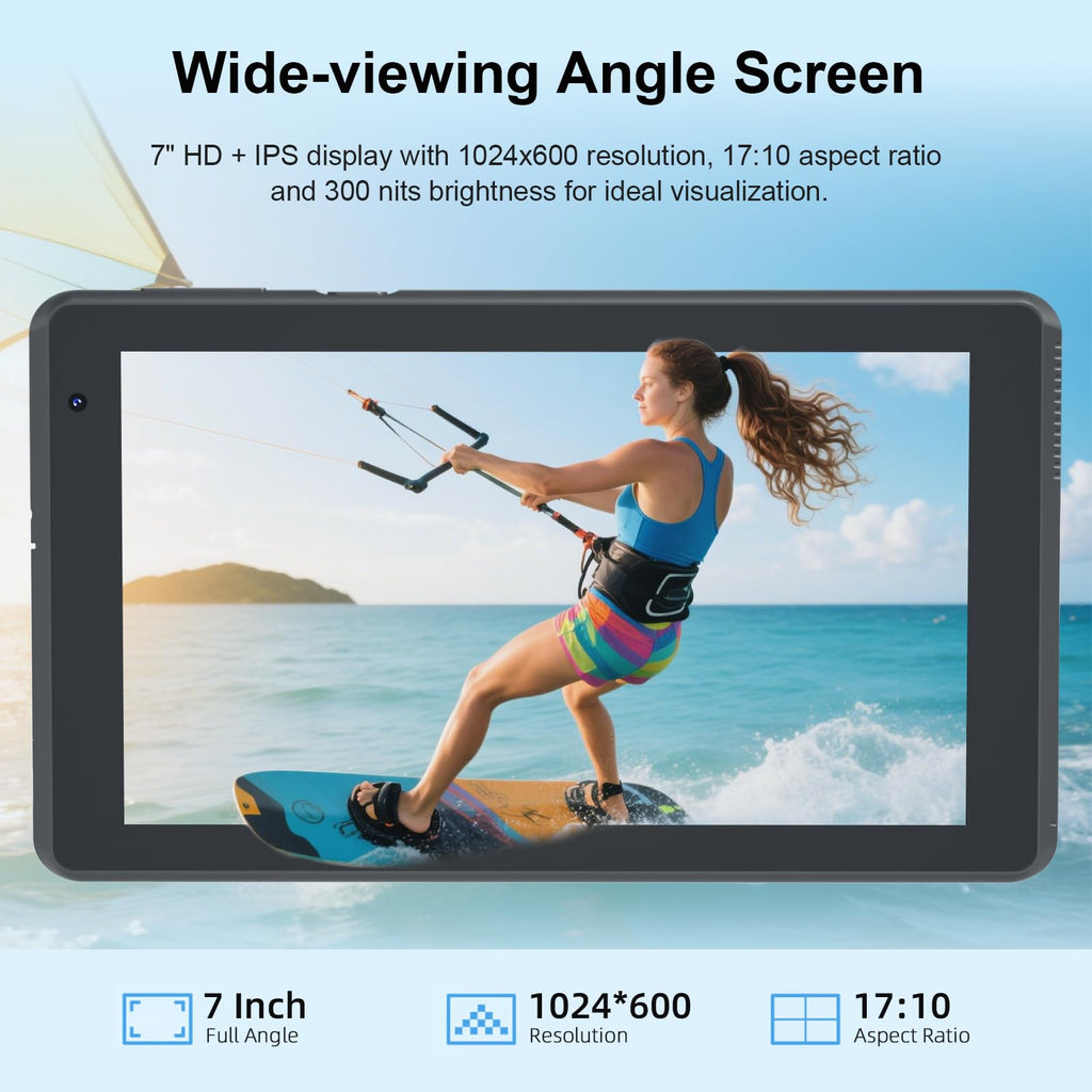 Android 15 Tablet 7 inch 8GB RAM 32GB ROM Black M51019