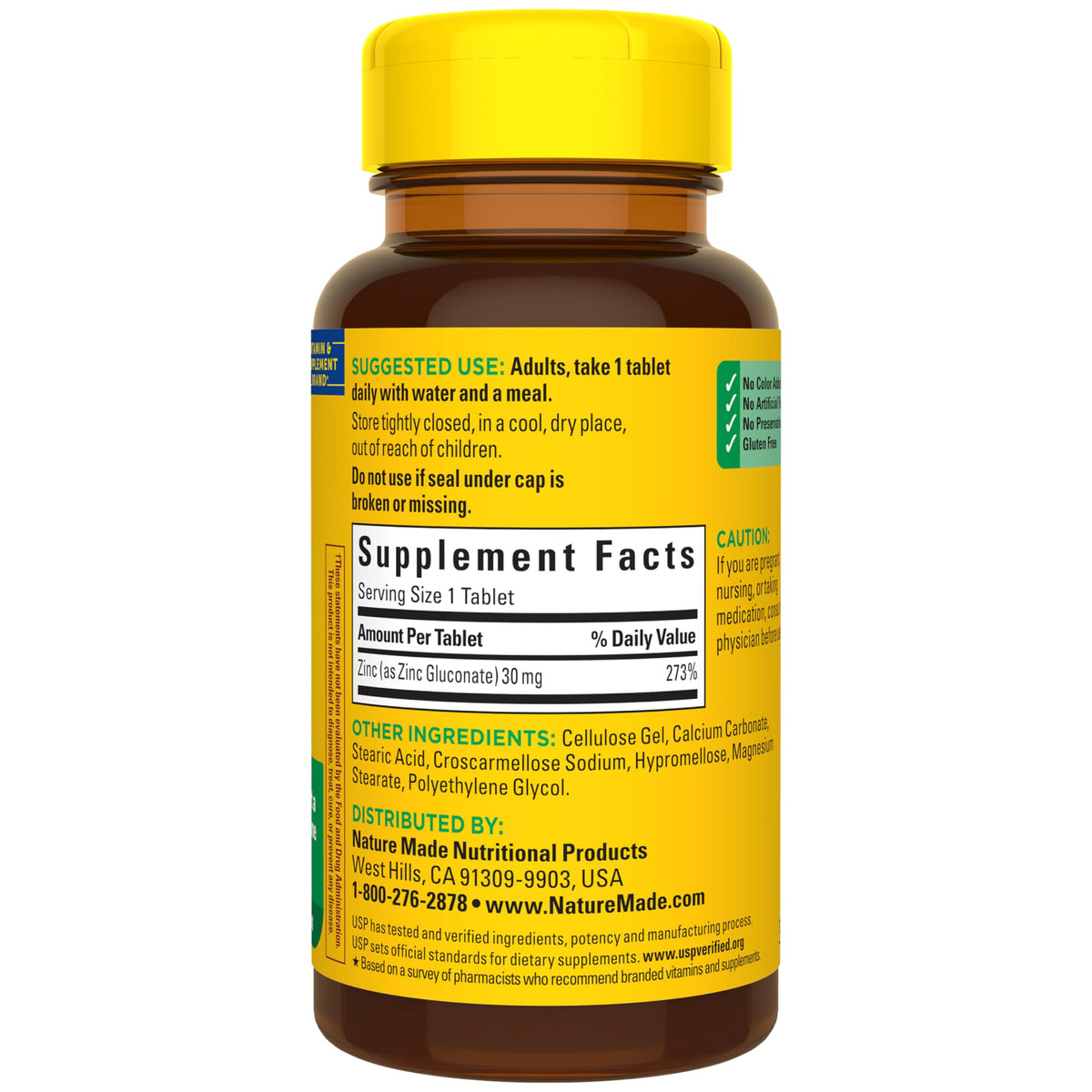Zinc 30 mg 100 Tablets E906