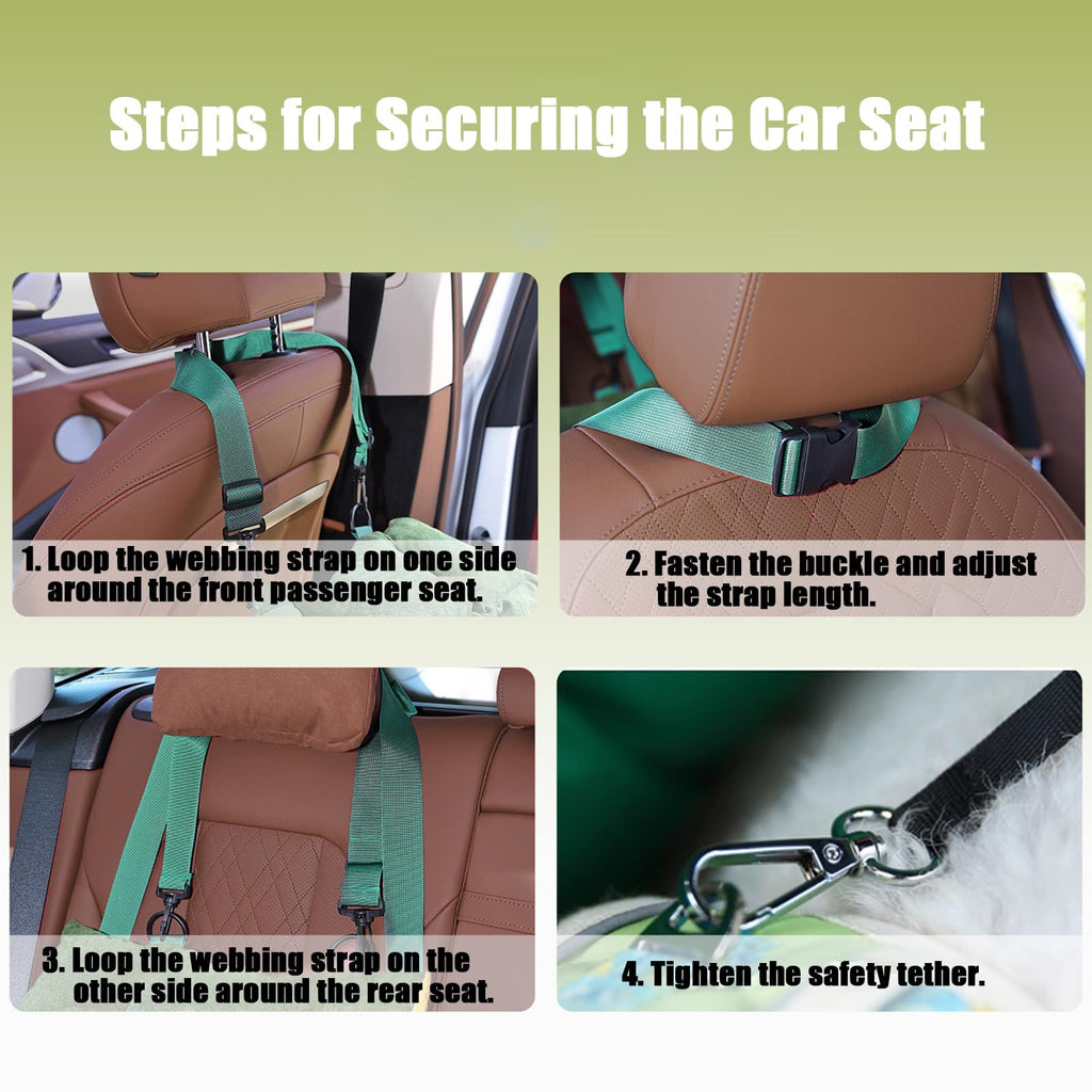2-in-1 Dog Car Seat for Small Dogs T710