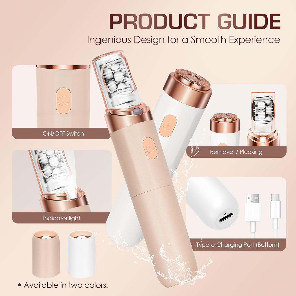 Women Face Epilator Electric Shaver N21853