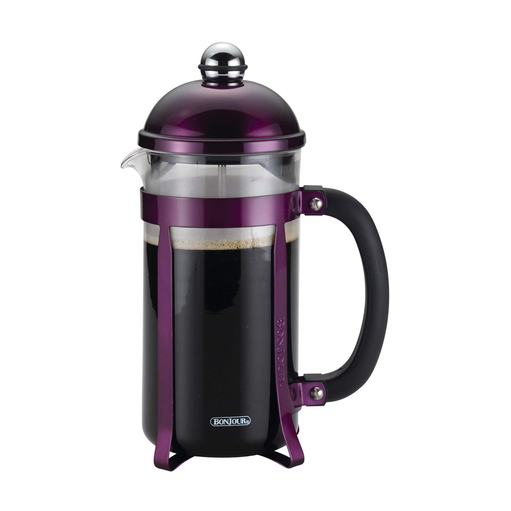 French Press Coffee Maker 8 Cup Purple I148844