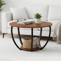 Round Coffee Table with Storage T23815