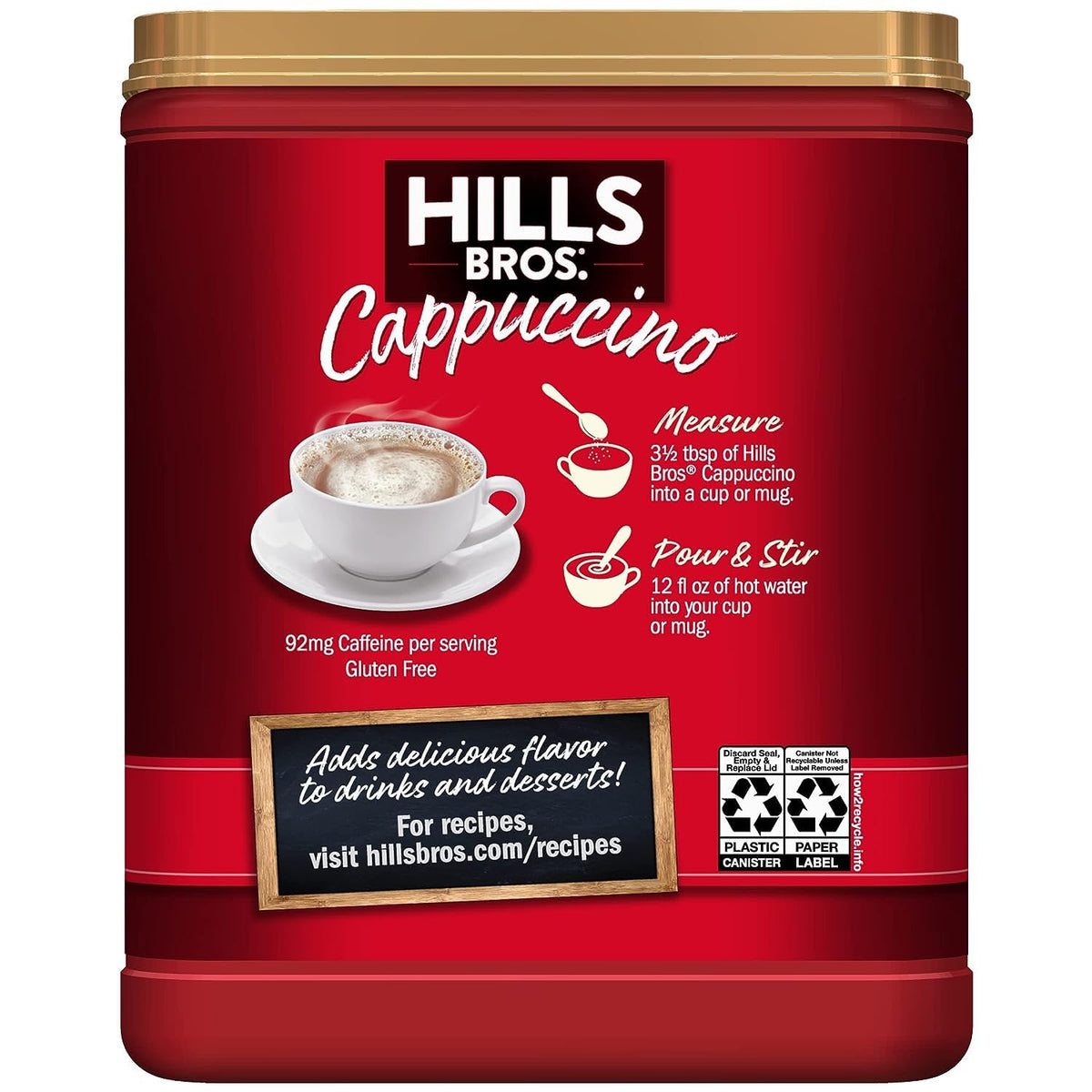 Instant Cappuccino Mix 14 Oz Pack of 3 I638