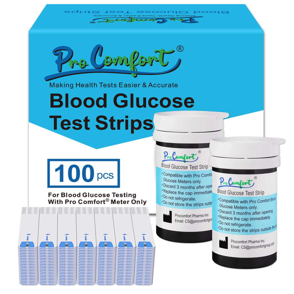 Glucose Test Strips 100 Count No Coding H55968
