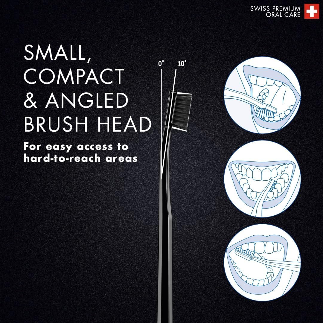 Black 2-Pack Toothbrush D769