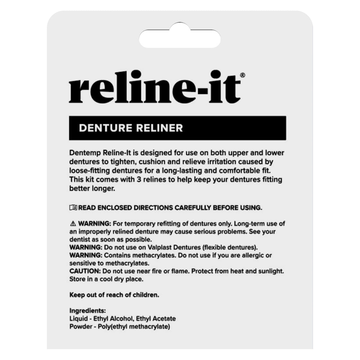 Denture Reline Kit Value Pack T8753