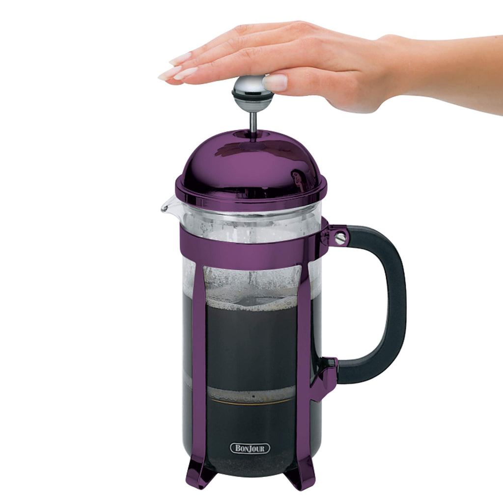 French Press Coffee Maker 8 Cup Purple I148844