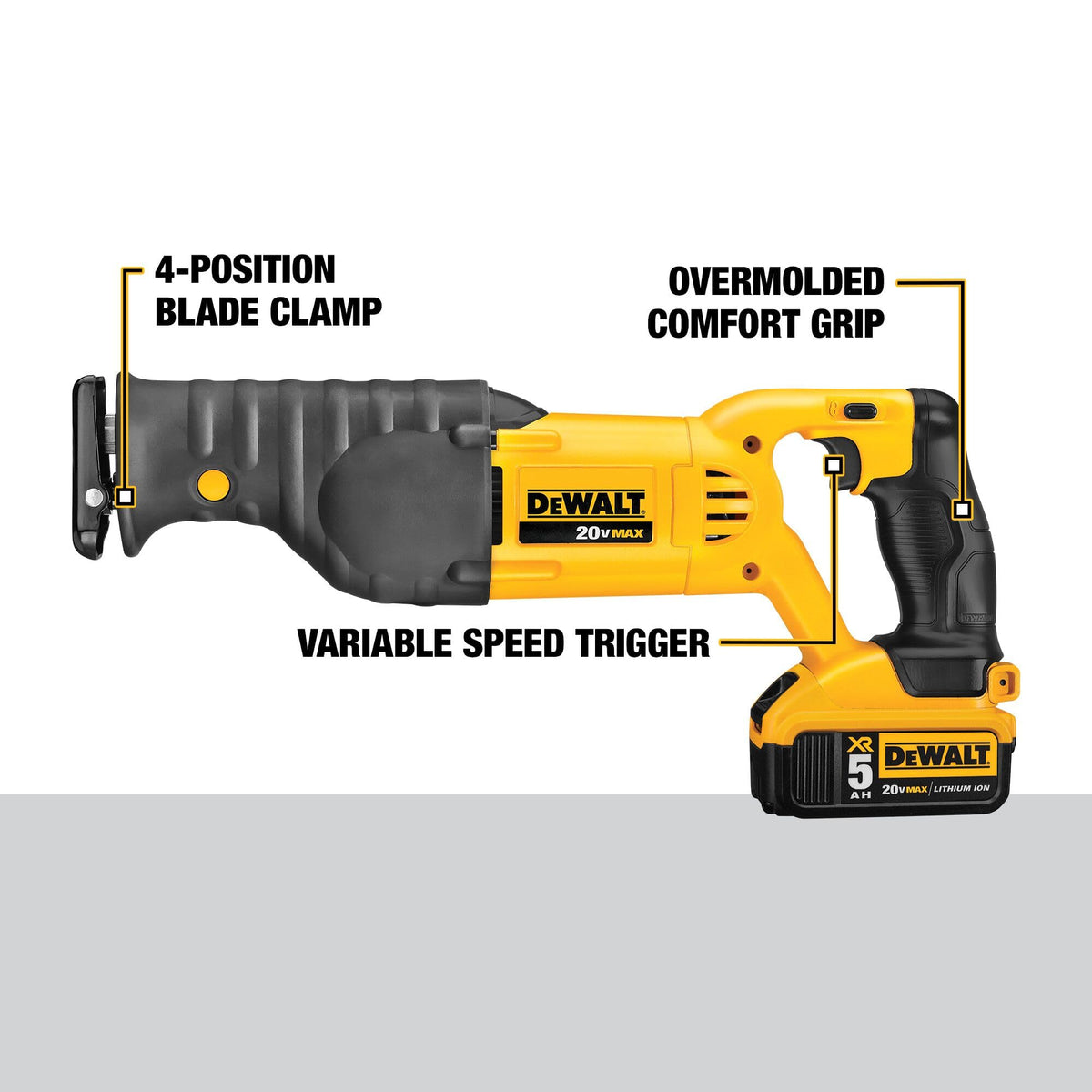 Cordless Reciprocating Saw with Battery and Charger F609