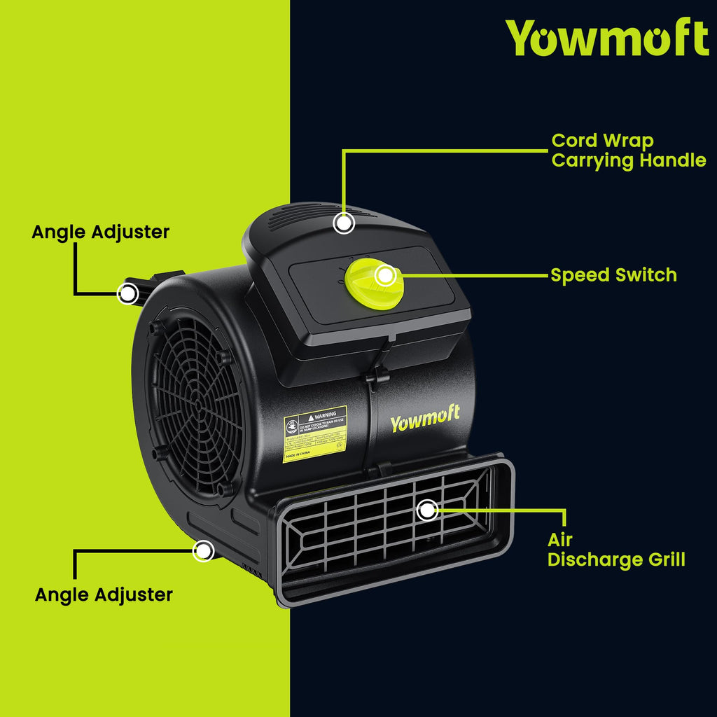 550 CFM Floor Dryer Blower Fan T6050