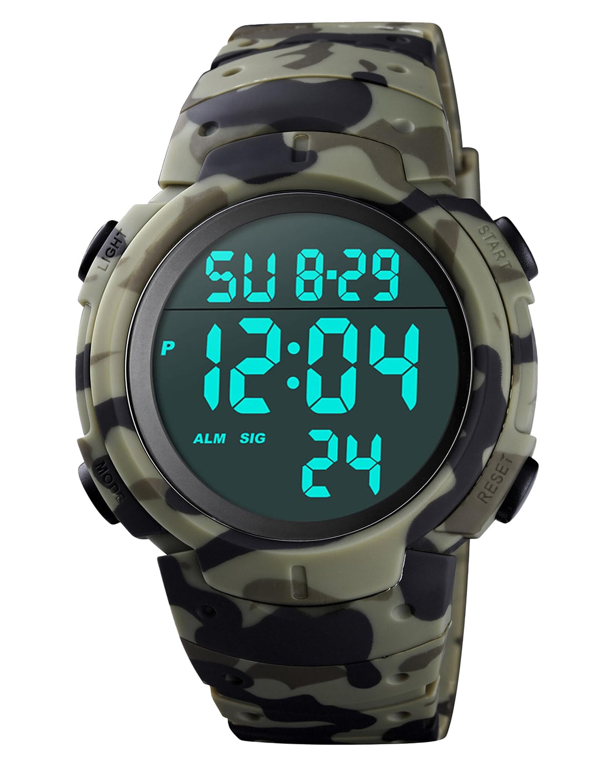 Digital Watch Mens Waterproof Sport Wristwatch Z54631